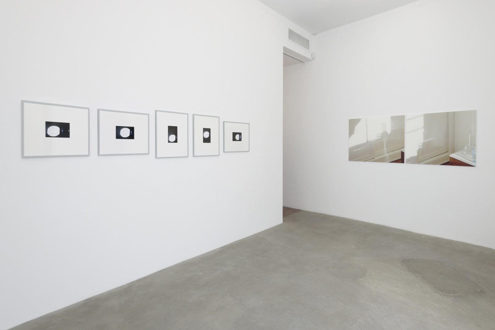 Installation view of Living in a lightbulb.