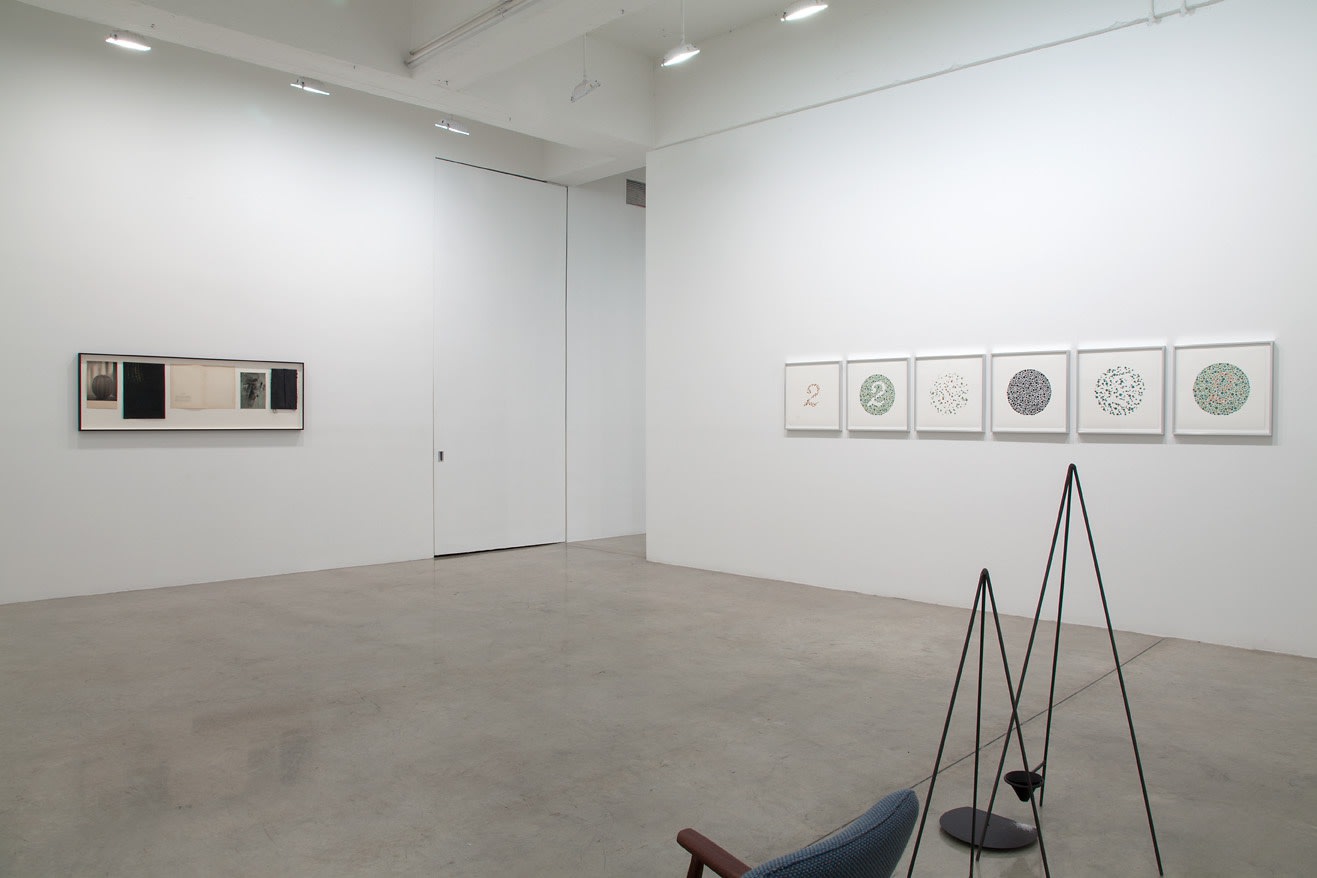 Installation view of Between The Lines.