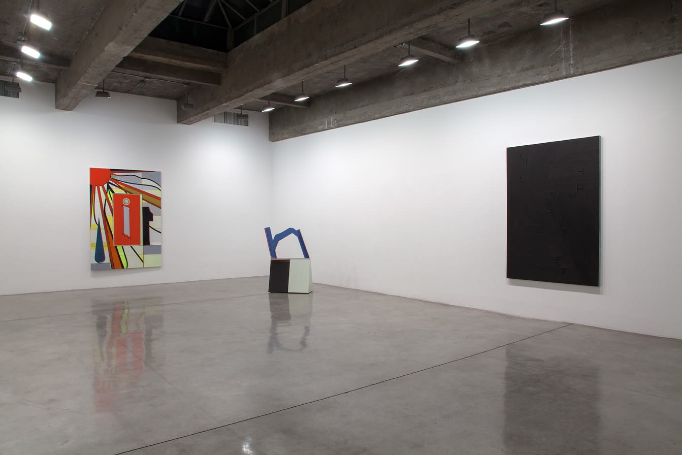 Installation view of Between The Lines.