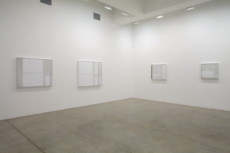 Uta barth installation view of light composition photos at TBG