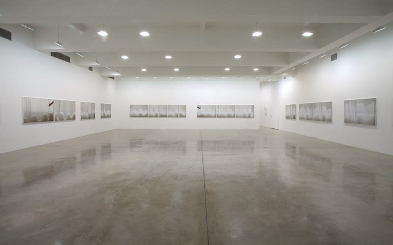 Uta barth installation view of to draw with light photos at TBG