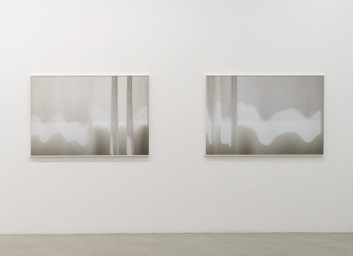 Uta barth installation view of to draw with light photos at TBG