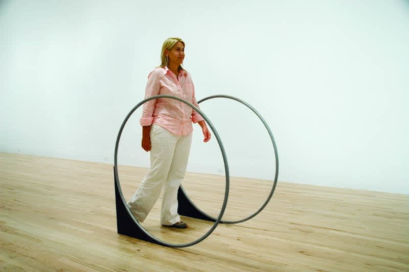 image of Nicole Wermers circular sculpture