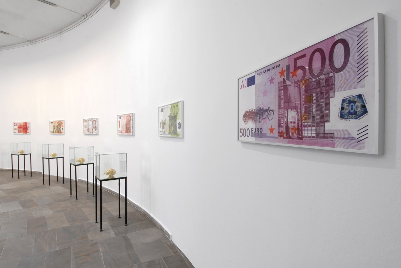 image of money prints on the wall
