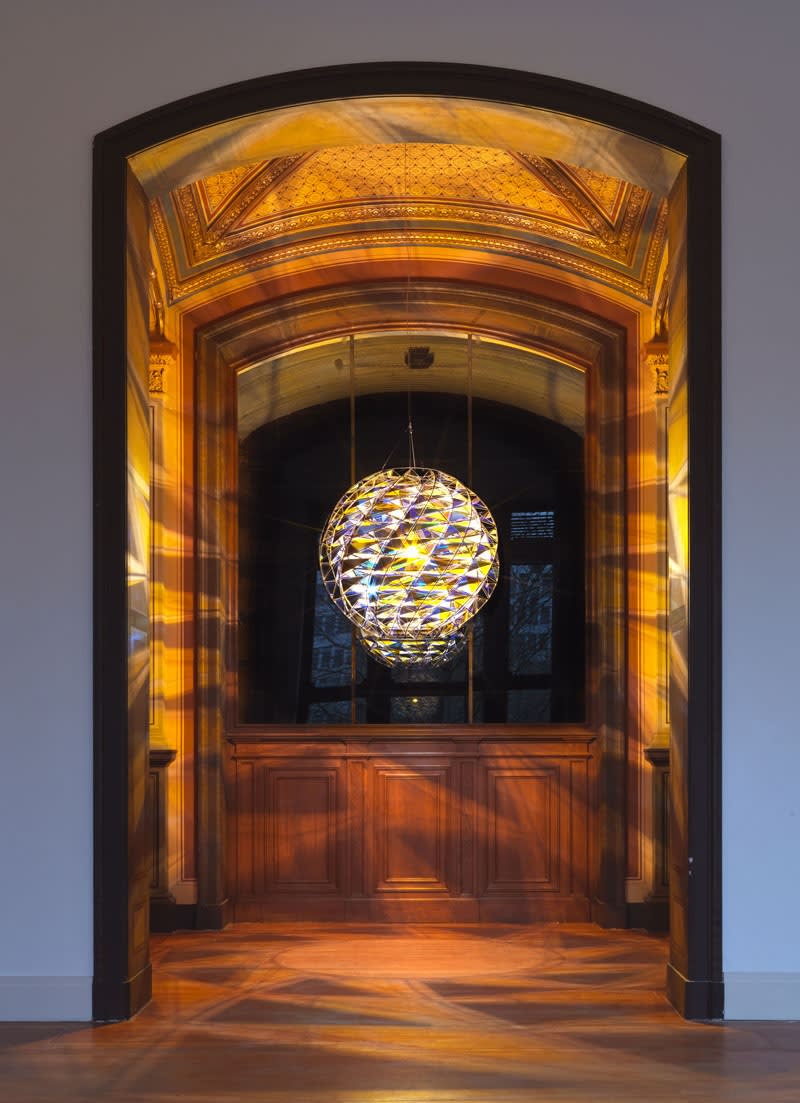 image of colorful shadow installation