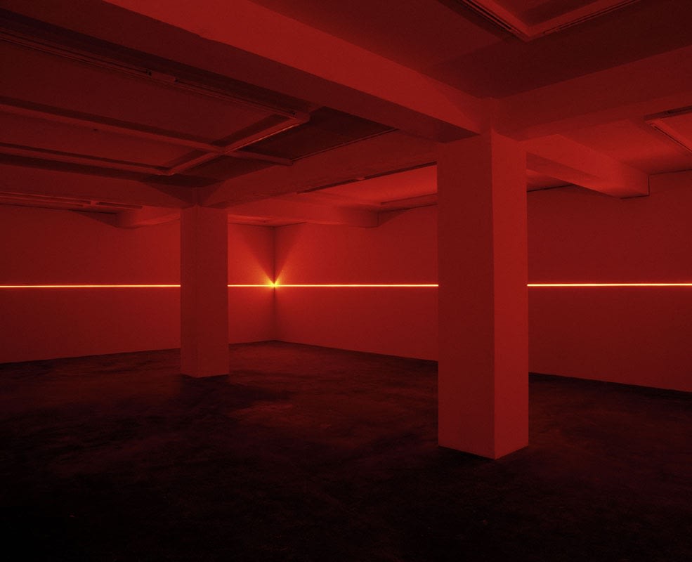 image of horizon line light