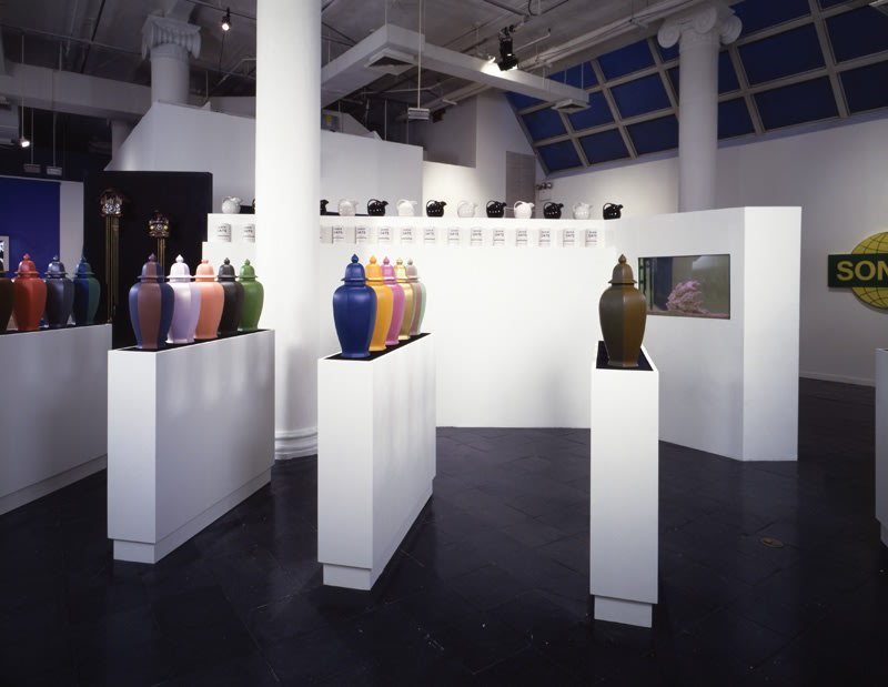 Haim Steinbach display at New Museum