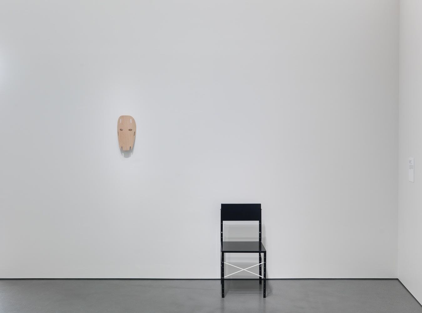 installation view of Martin Boyce at RISD