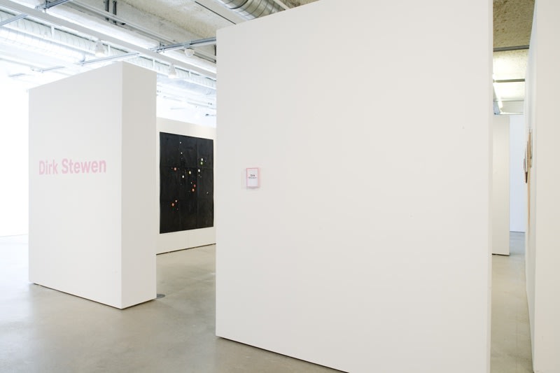Image of Dirk Stewen installation of works on paper