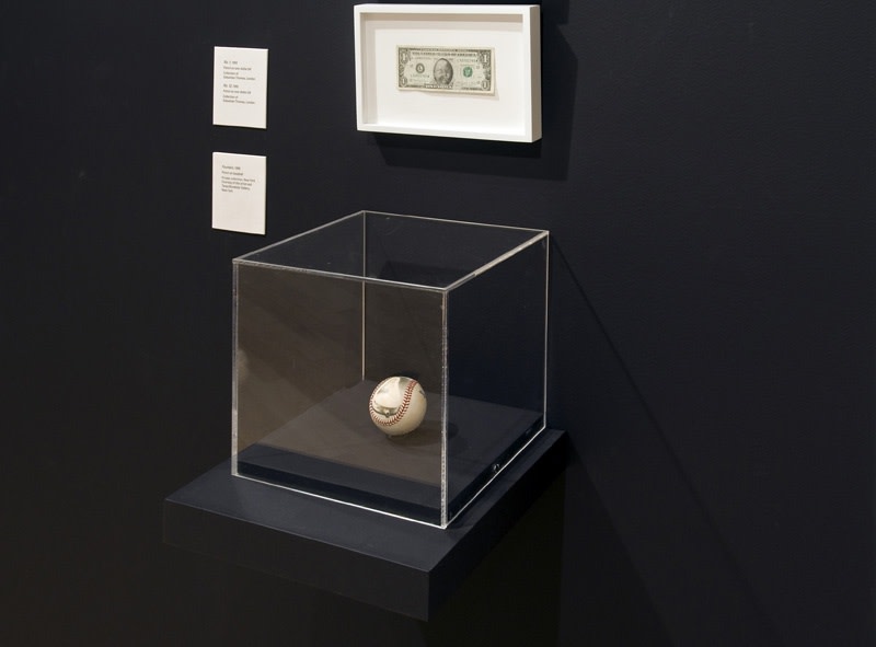 installation view of Peggy Preheim drawings at Philbrook