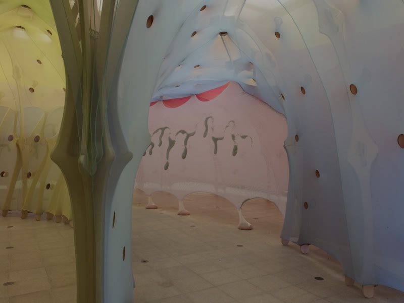image of inside Ernesto Neto installation