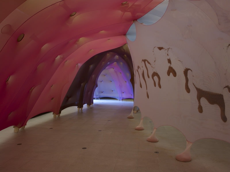 image of inside Ernesto Neto installation