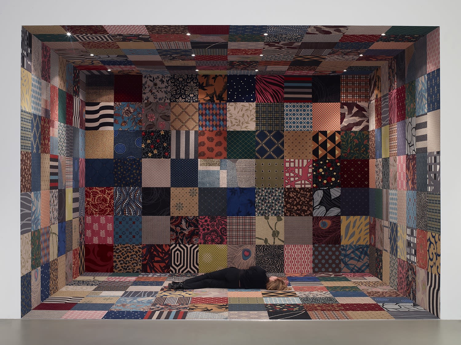 image of carpeted room with text