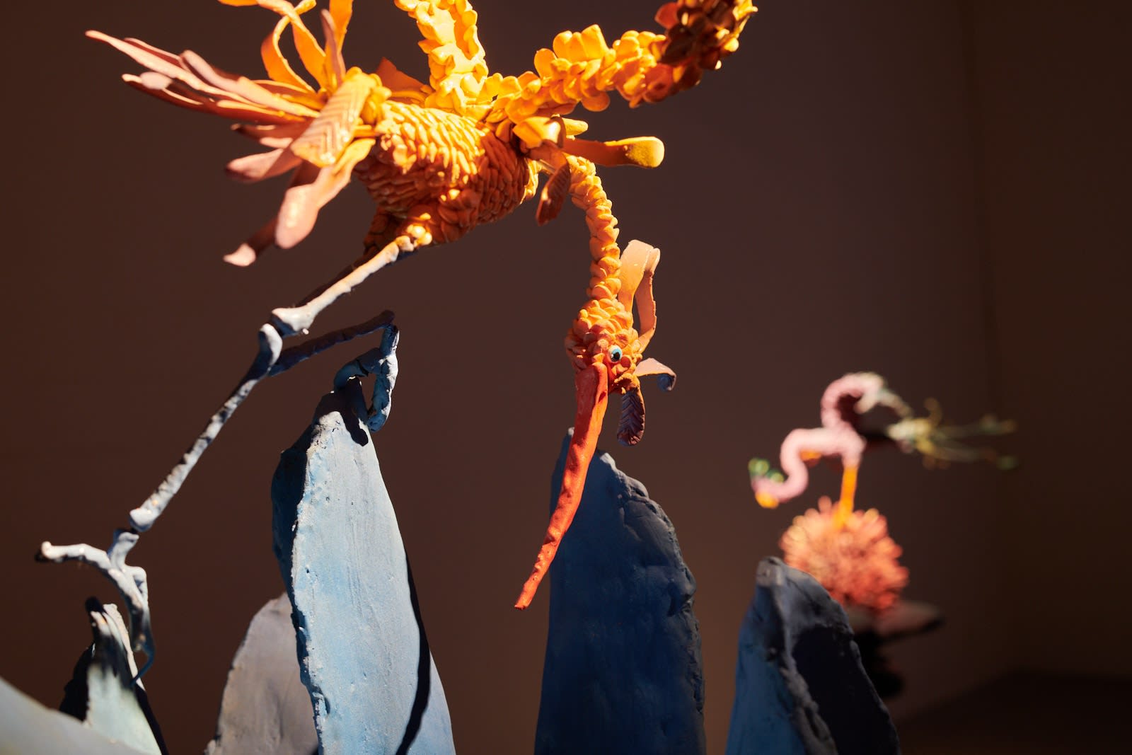 image of Nathalie Djurberg and Hans Berg video and sculpture installationat the Nordic House