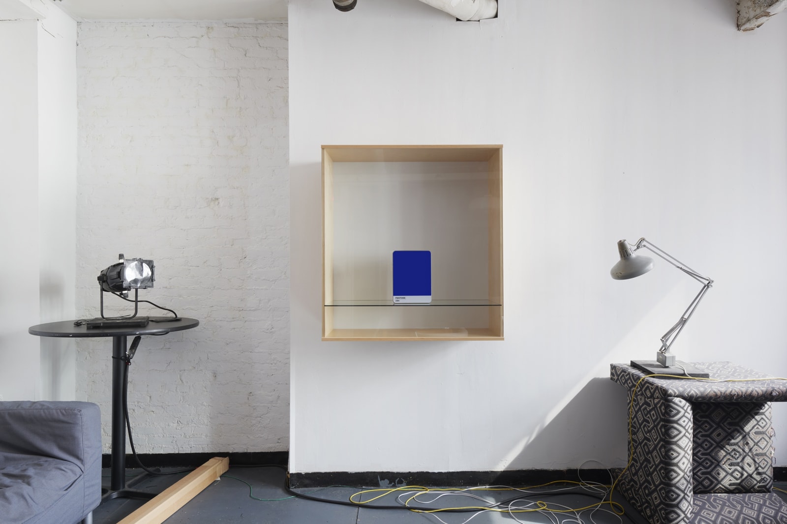 Installation image of Ice and Fire: A Benefit Exhibition in Three Parts