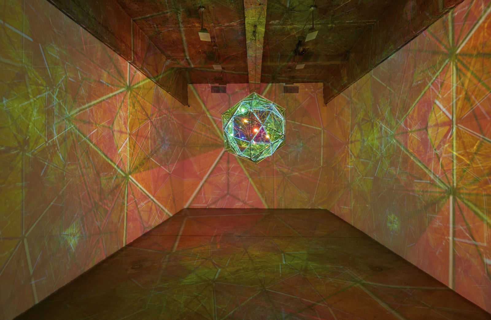 installation view of Eliasson exhibition