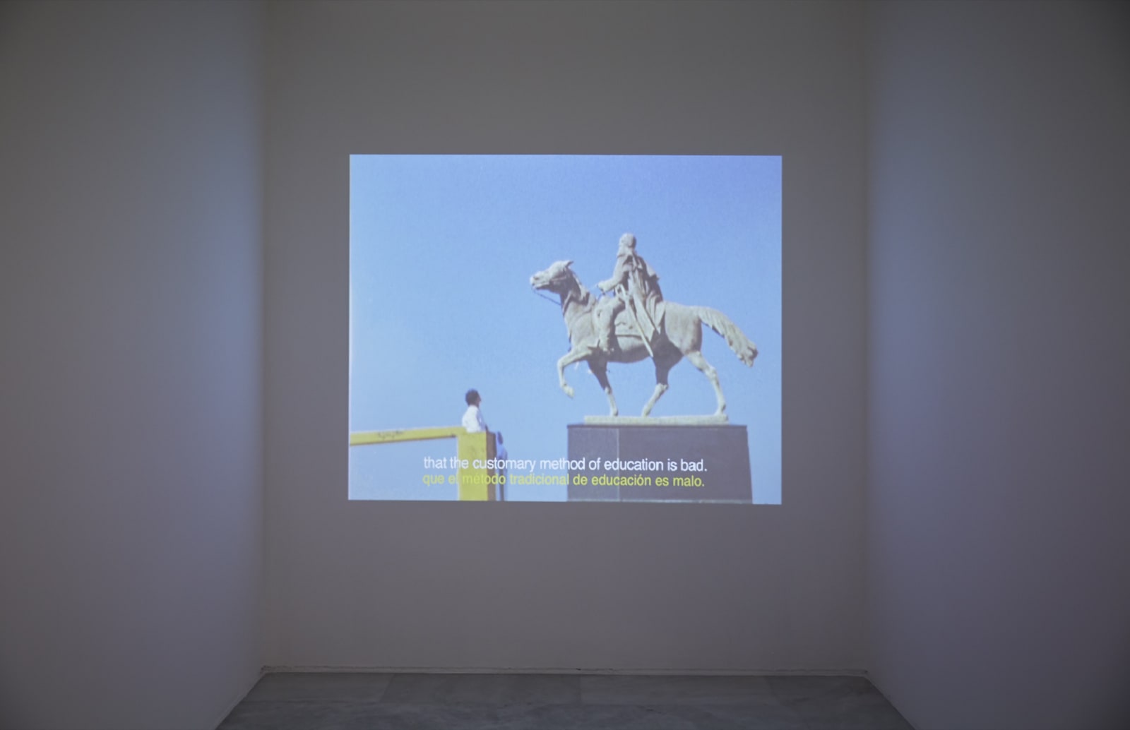 Installation view of Amalia Pica at Centro Andaluz de Arte Contemporáneo, Sevilla, Spain.