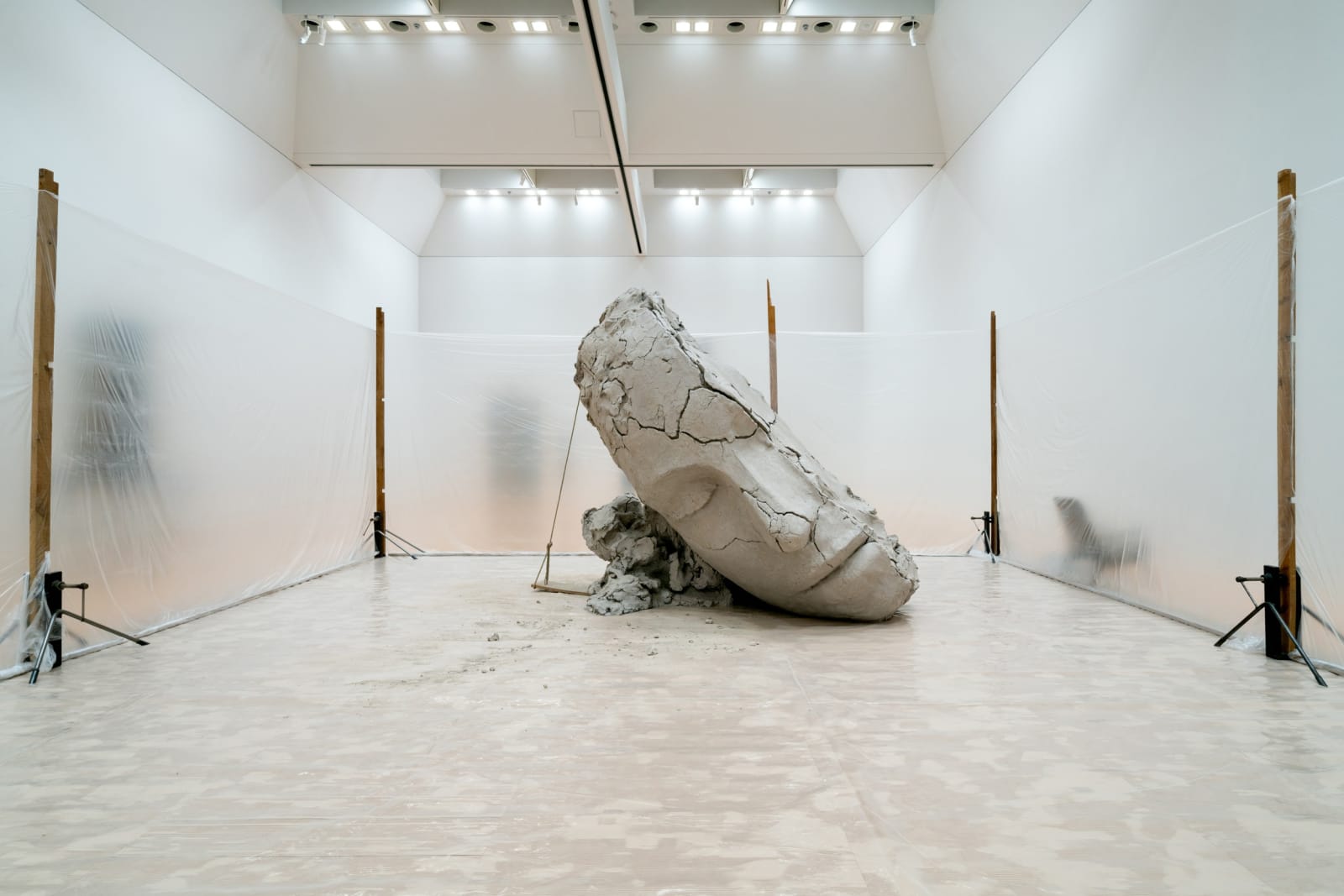Installation image of The Absence of Mark Manders.