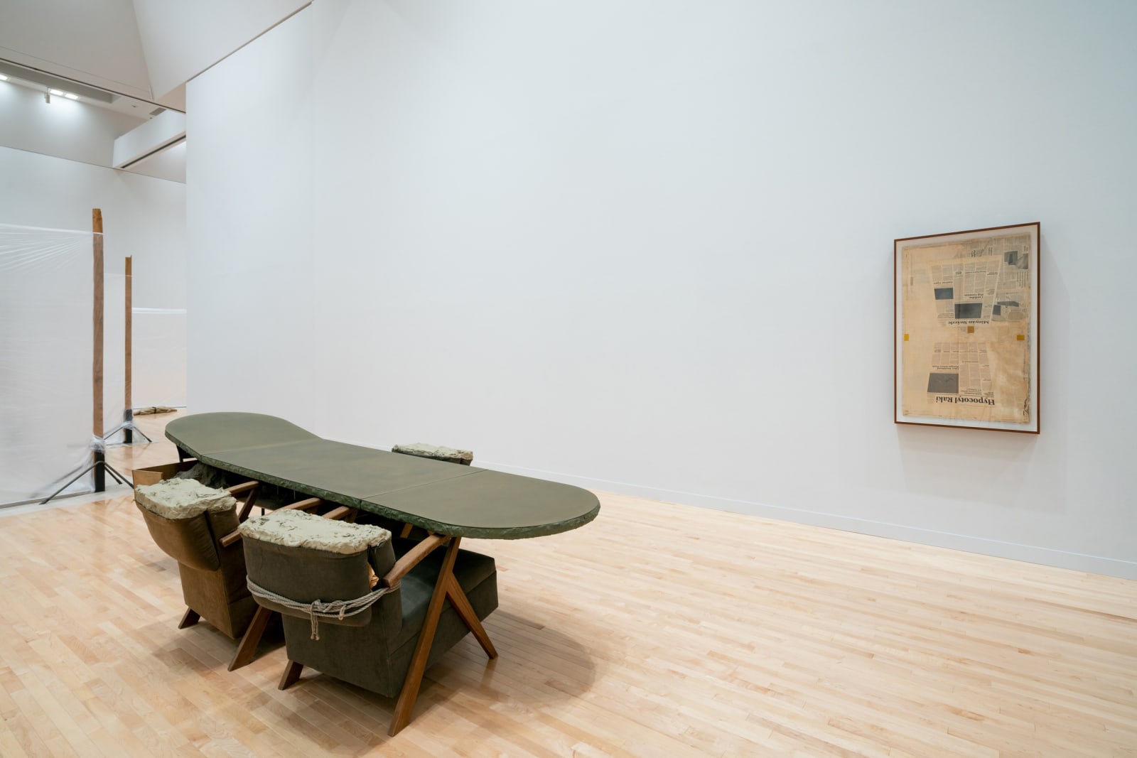 Installation image of The Absence of Mark Manders.
