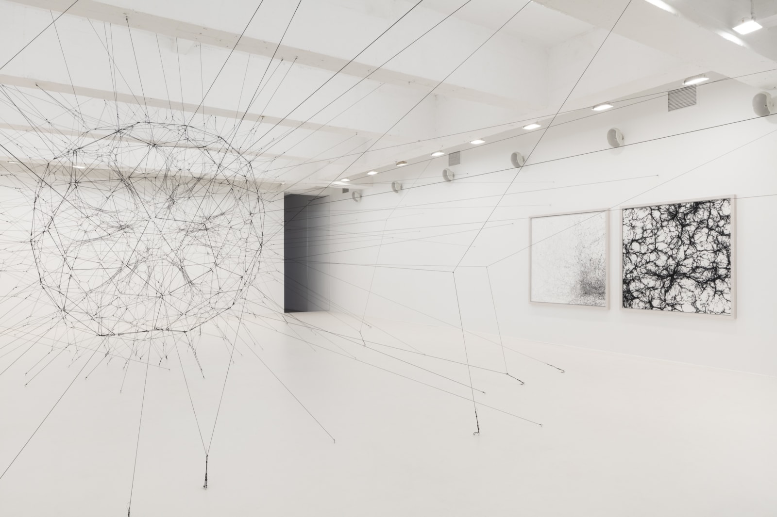 Installation image of Tomas Saraceno Silent Autumn