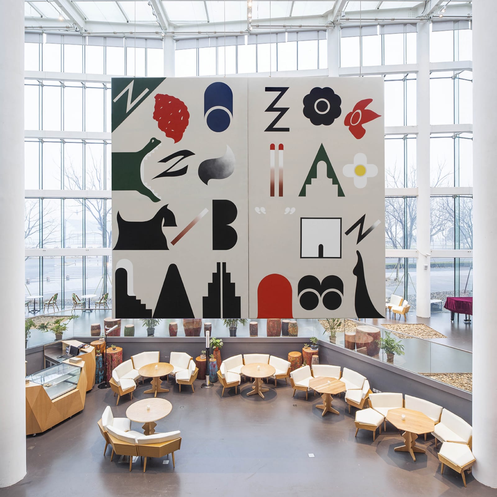 installation image of Math Bass: Serpentine Door