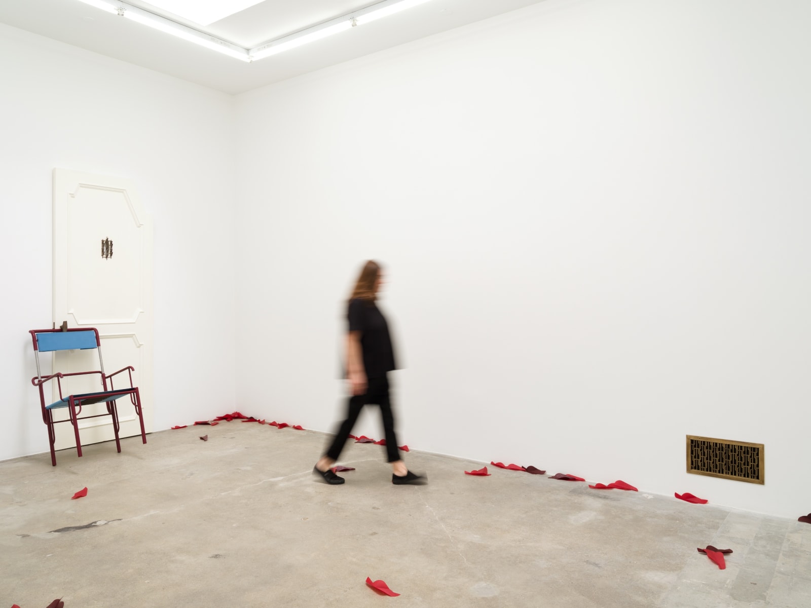 installation images of Martin Boyce Tanya Bonakdar Gallery in Los Angeles, 2022.