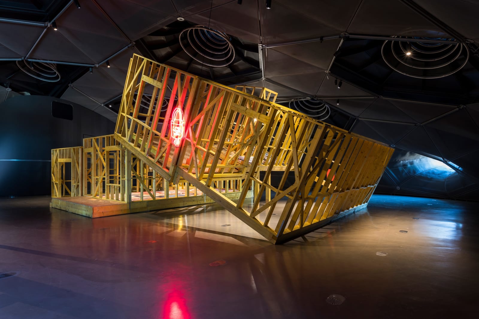 Installation image of Kunsthaus Graz, Austria