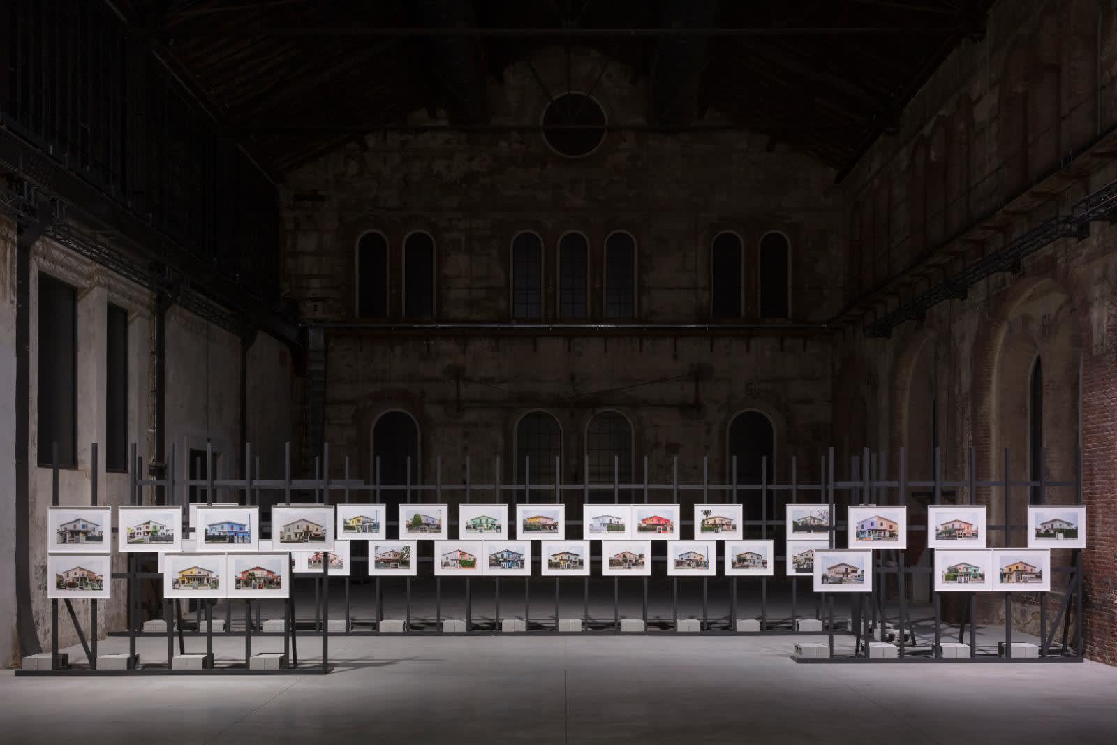Installation image of Monica Bonvicini at OGR