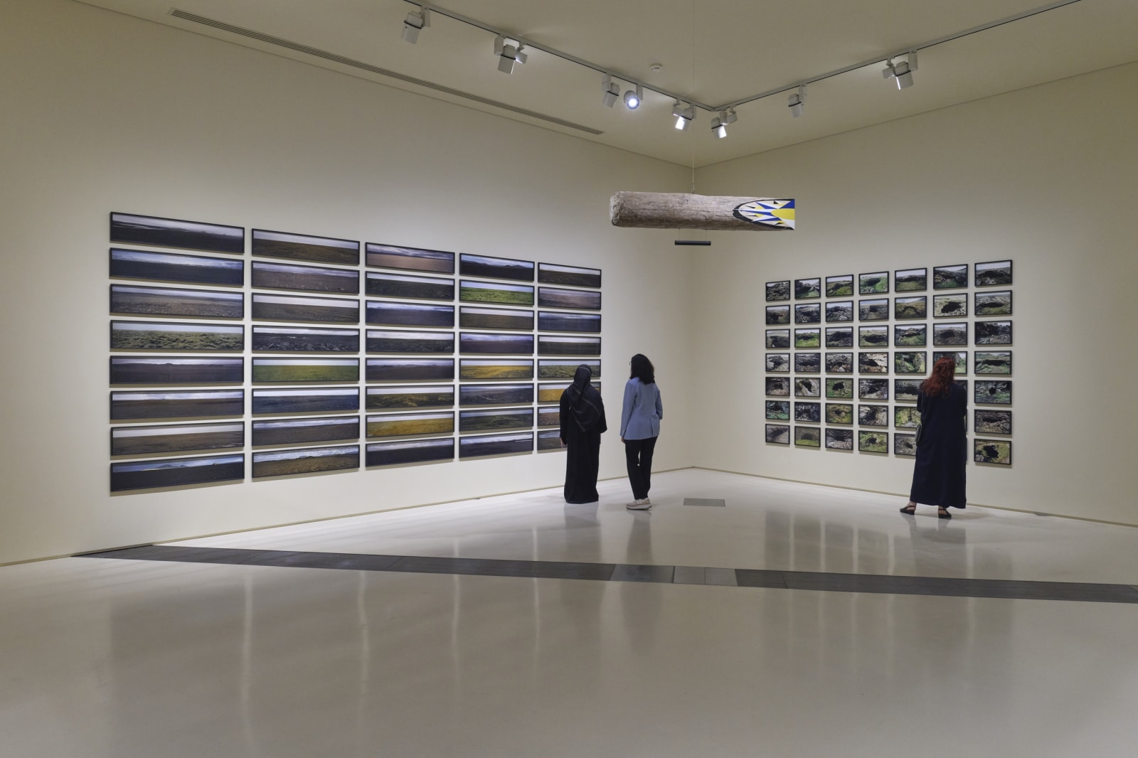 Installation image of Olafur Eliasson: The curious desert | الصحراء تعانق الخيال