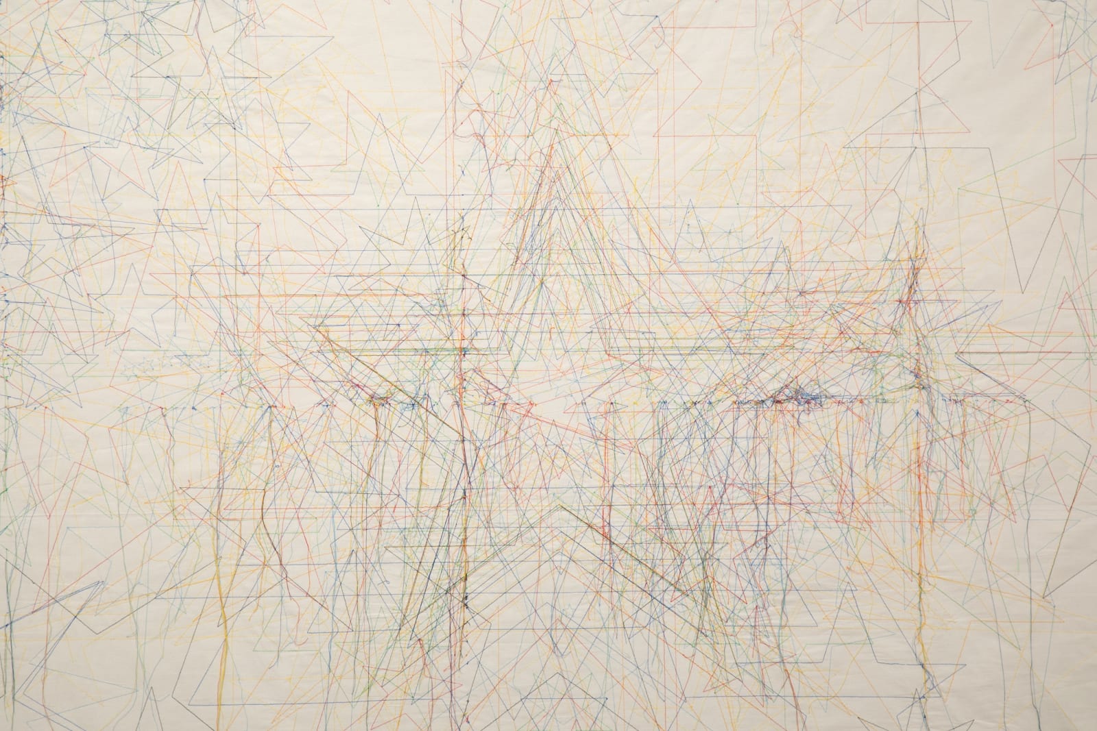 Installation image of Shilpa Gupta & Marisa Merz: visibileinvisibile