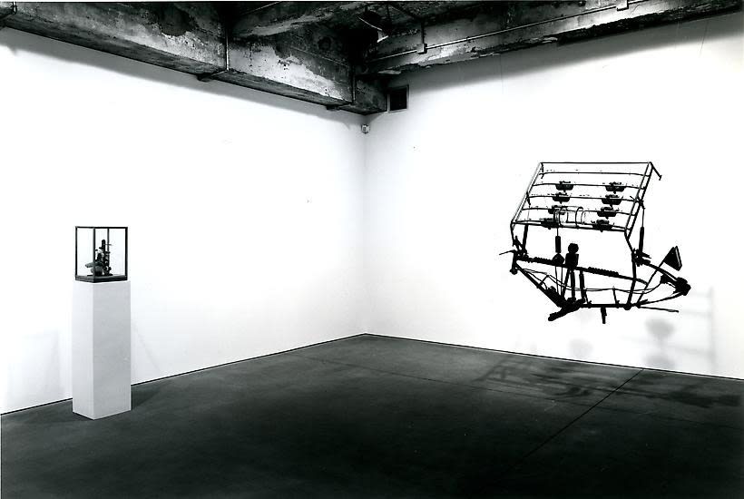 Chris Burden black and white install image