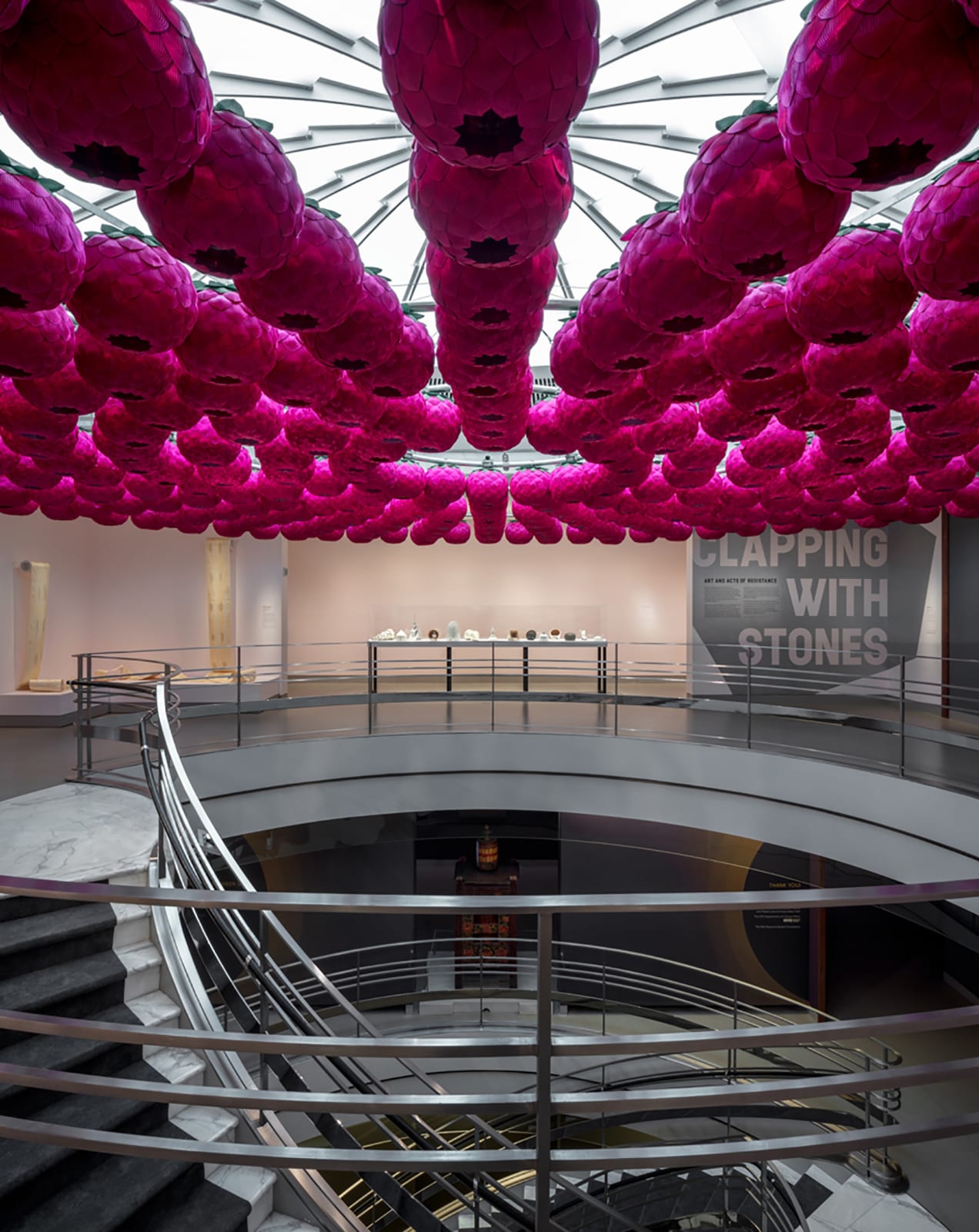 Installation image of Kimsooja: Lotus: Zone of Zero.