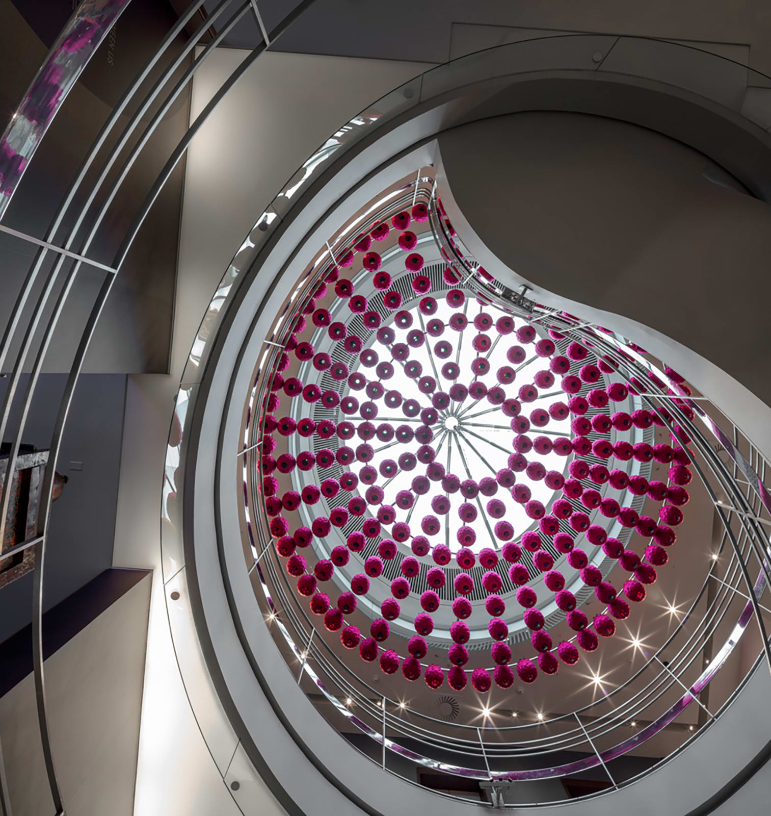 Installation image of Kimsooja: Lotus: Zone of Zero.