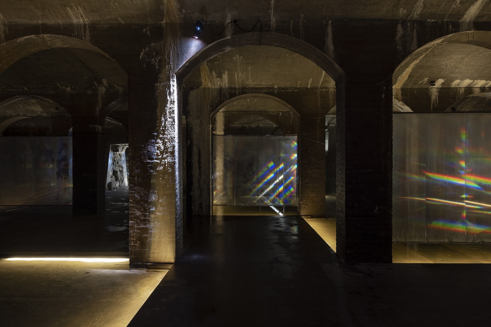 Installation view of Kimsooja: Weaving the Light..