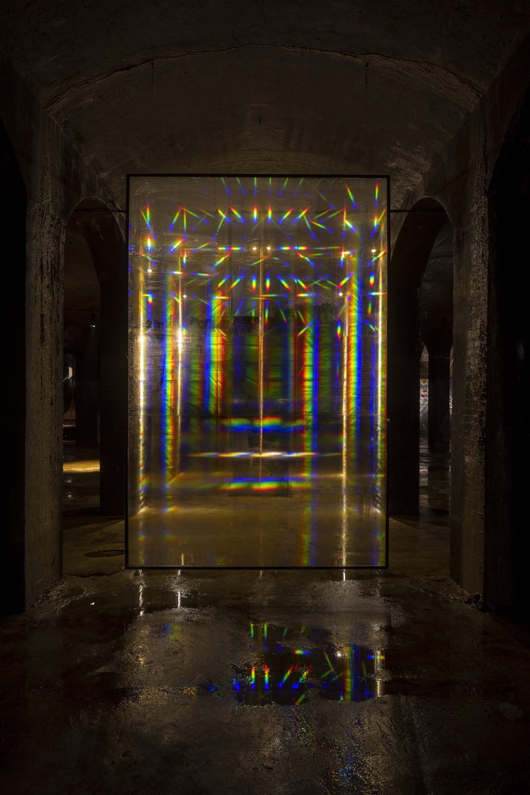 Installation view of Kimsooja: Weaving the Light..