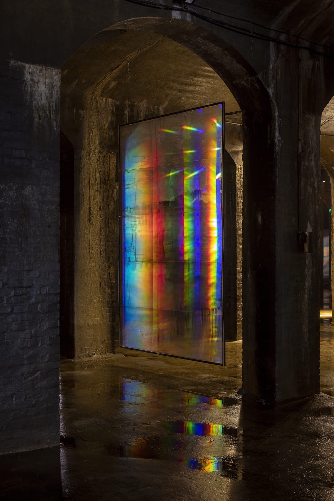 Installation view of Kimsooja: Weaving the Light..