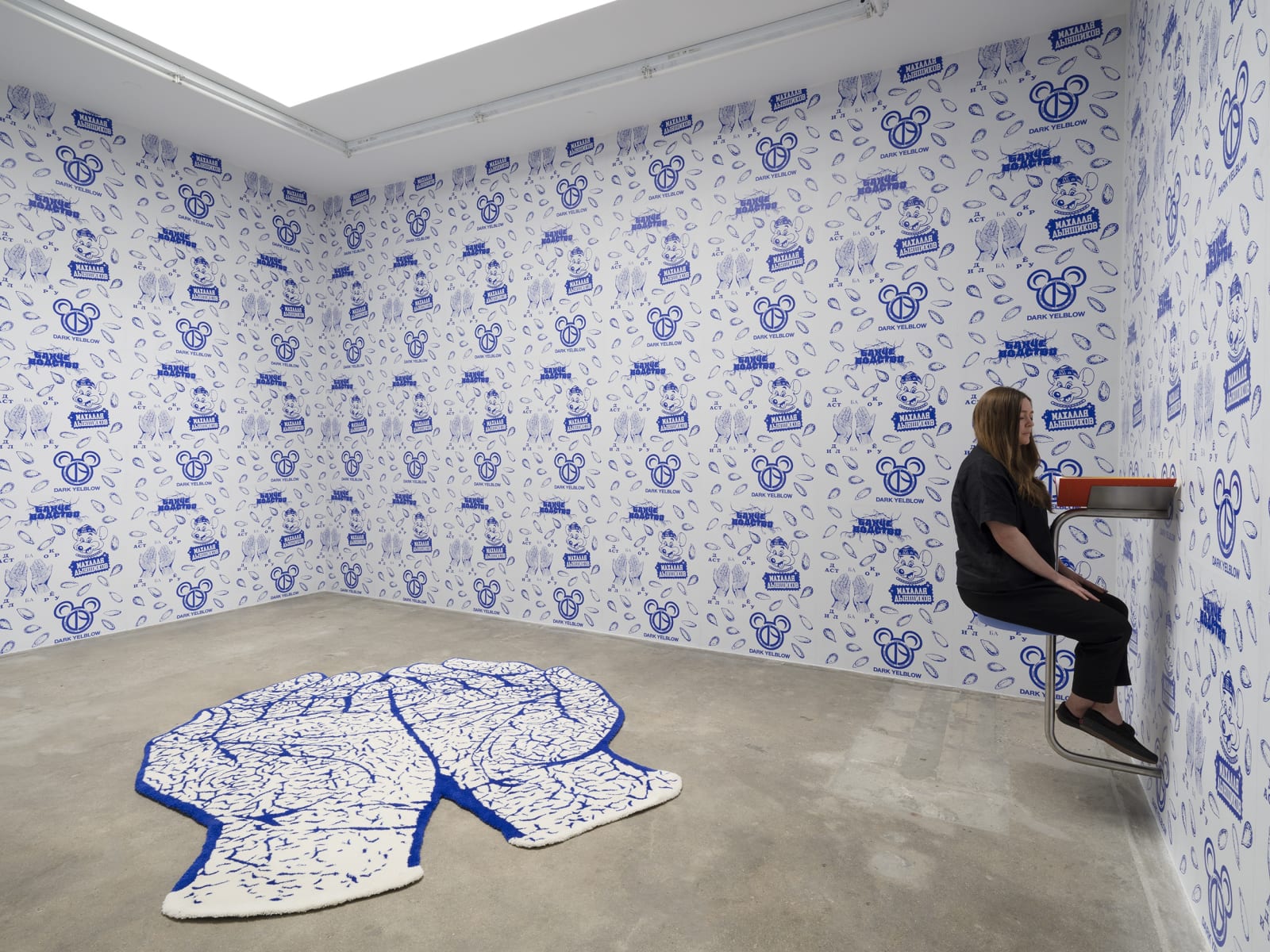 installation view of Slavs and Tatar's exhibition