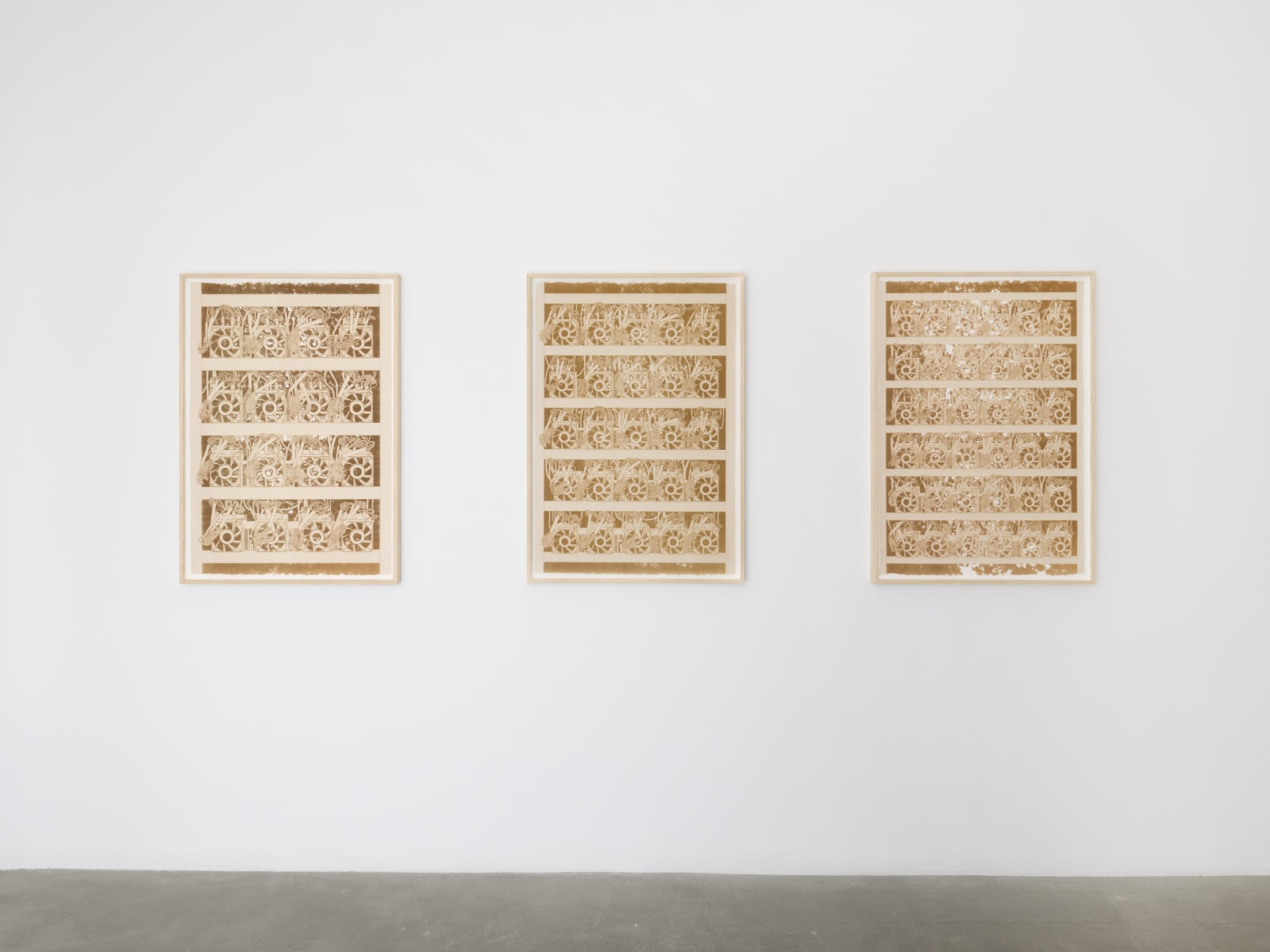Saban's installation image.