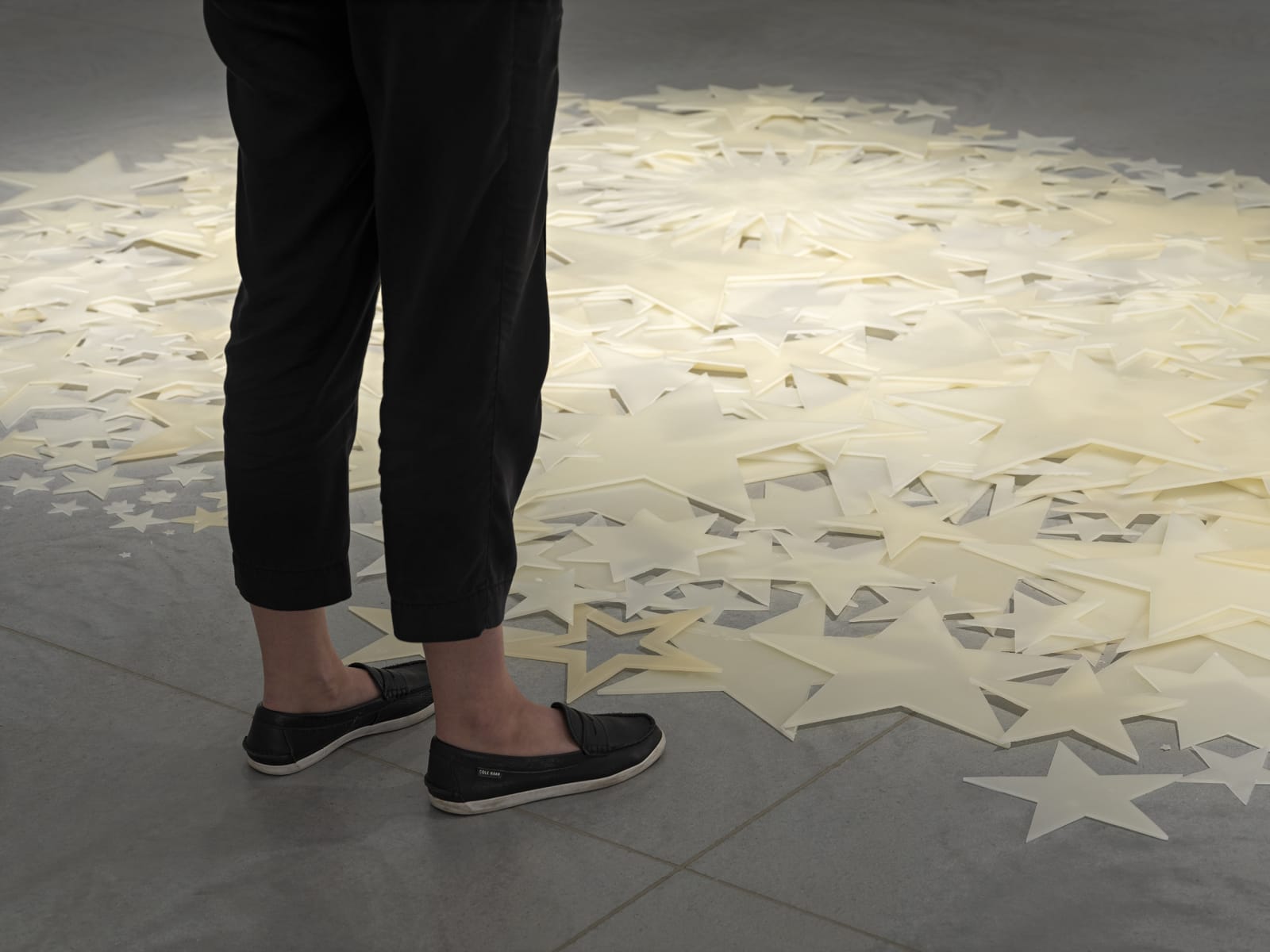 Shilpa Gupta installation images from Amant Brooklyn New York.