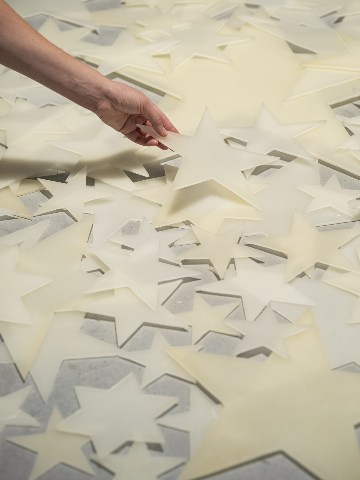 Shilpa Gupta installation images from Amant Brooklyn New York.