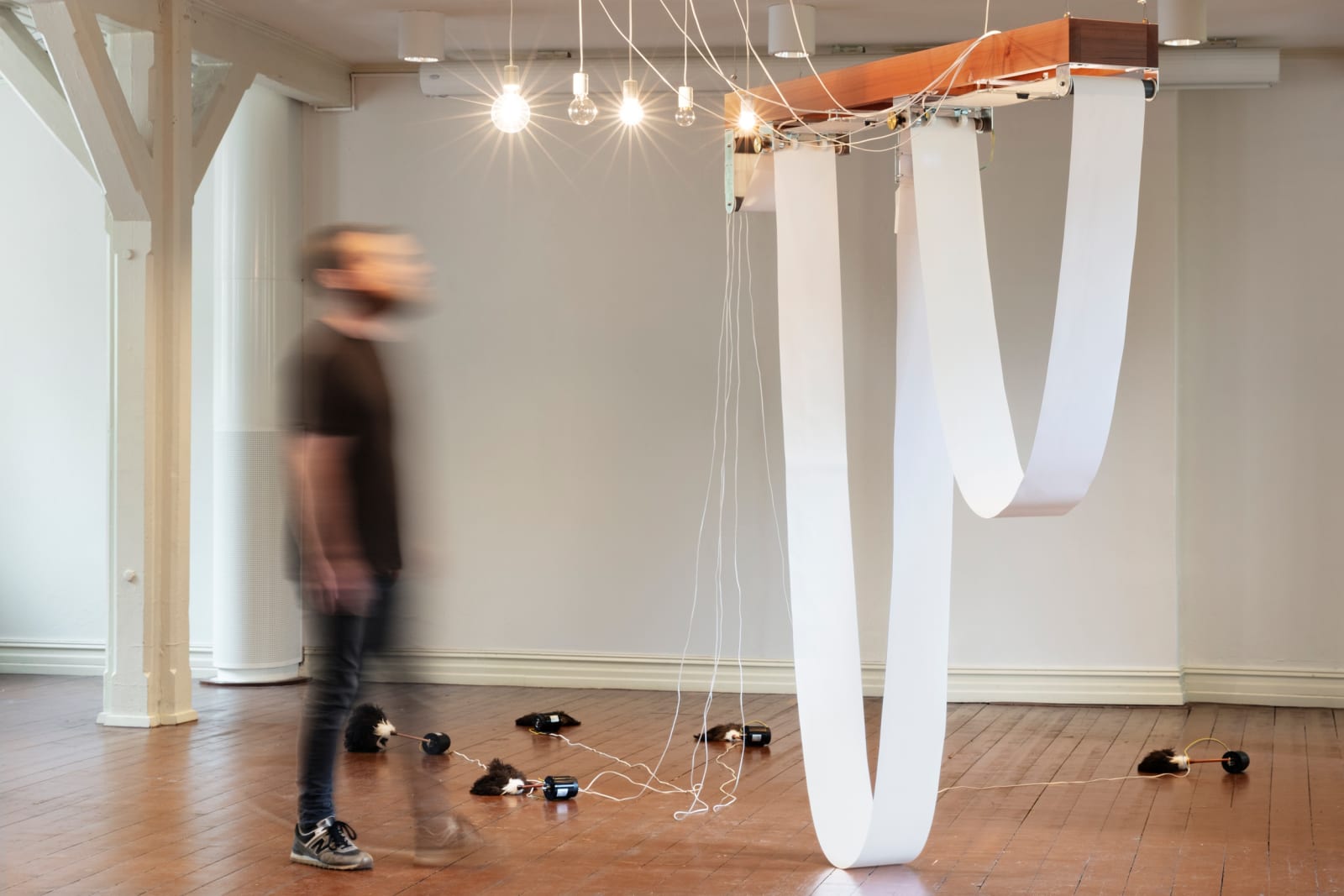 Installation view of “I/O (in Oslo)” Atelier Nord, Oslo, 2021.