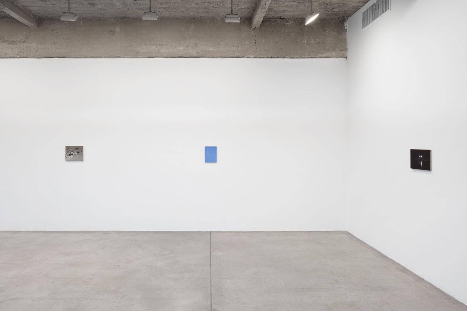 Powell install images of paintings