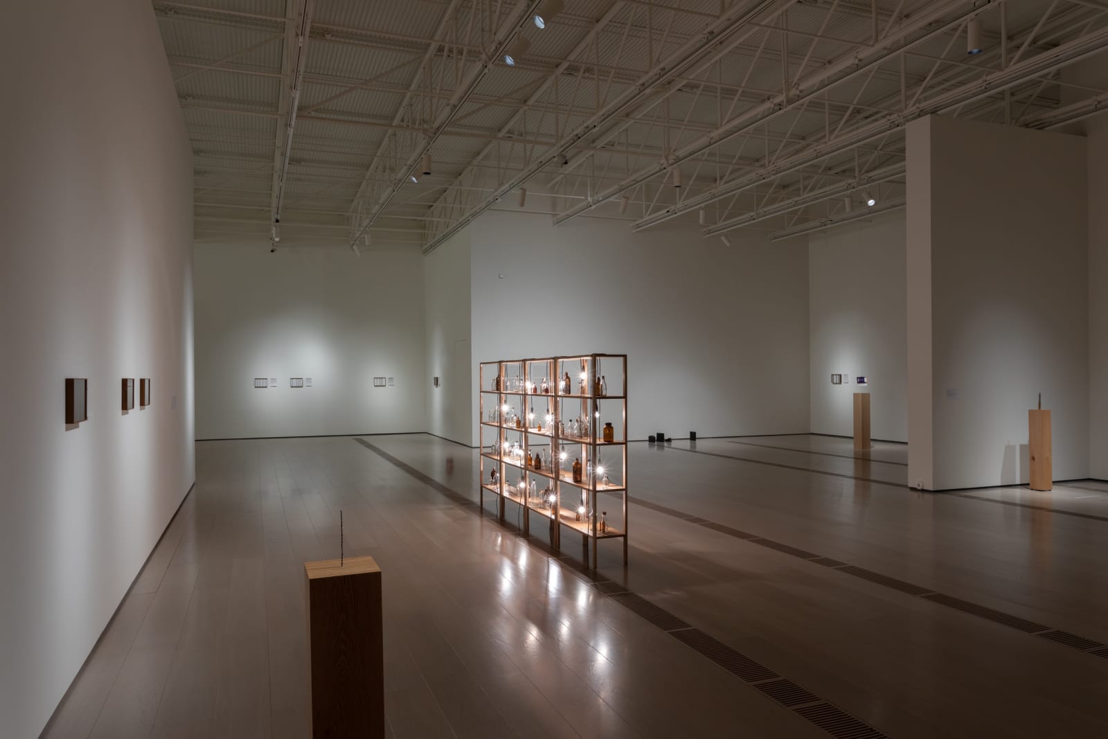 Installation images of Shilpa Gupta: I Live Under Your Sky Too.