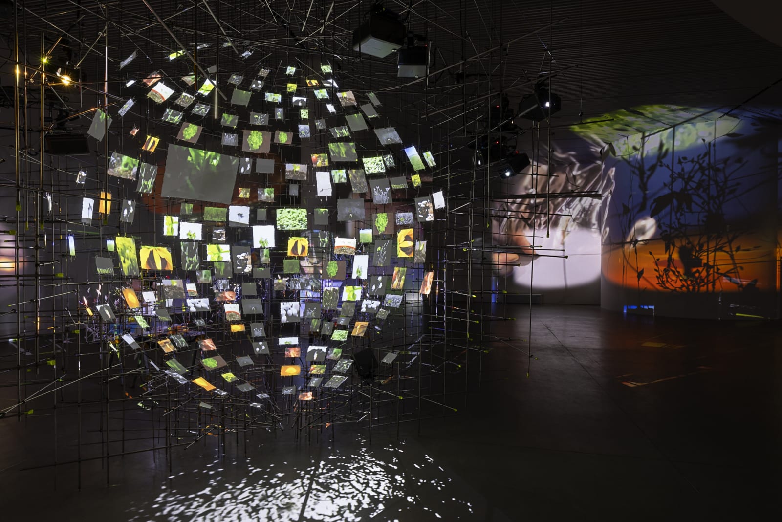 Sarah Sze installation image at ARoS, Aarhus C, Denmark.