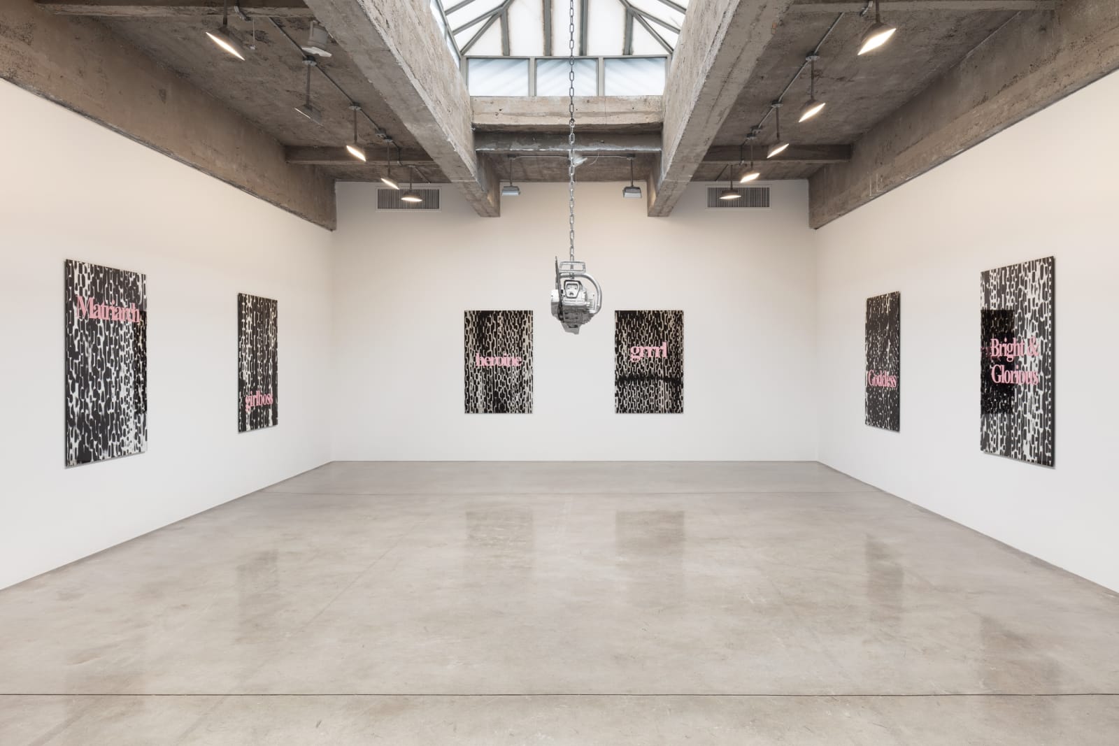 Installation image of Monica Bonvicini: Put All Heaven in a Rage at TBG New York.
