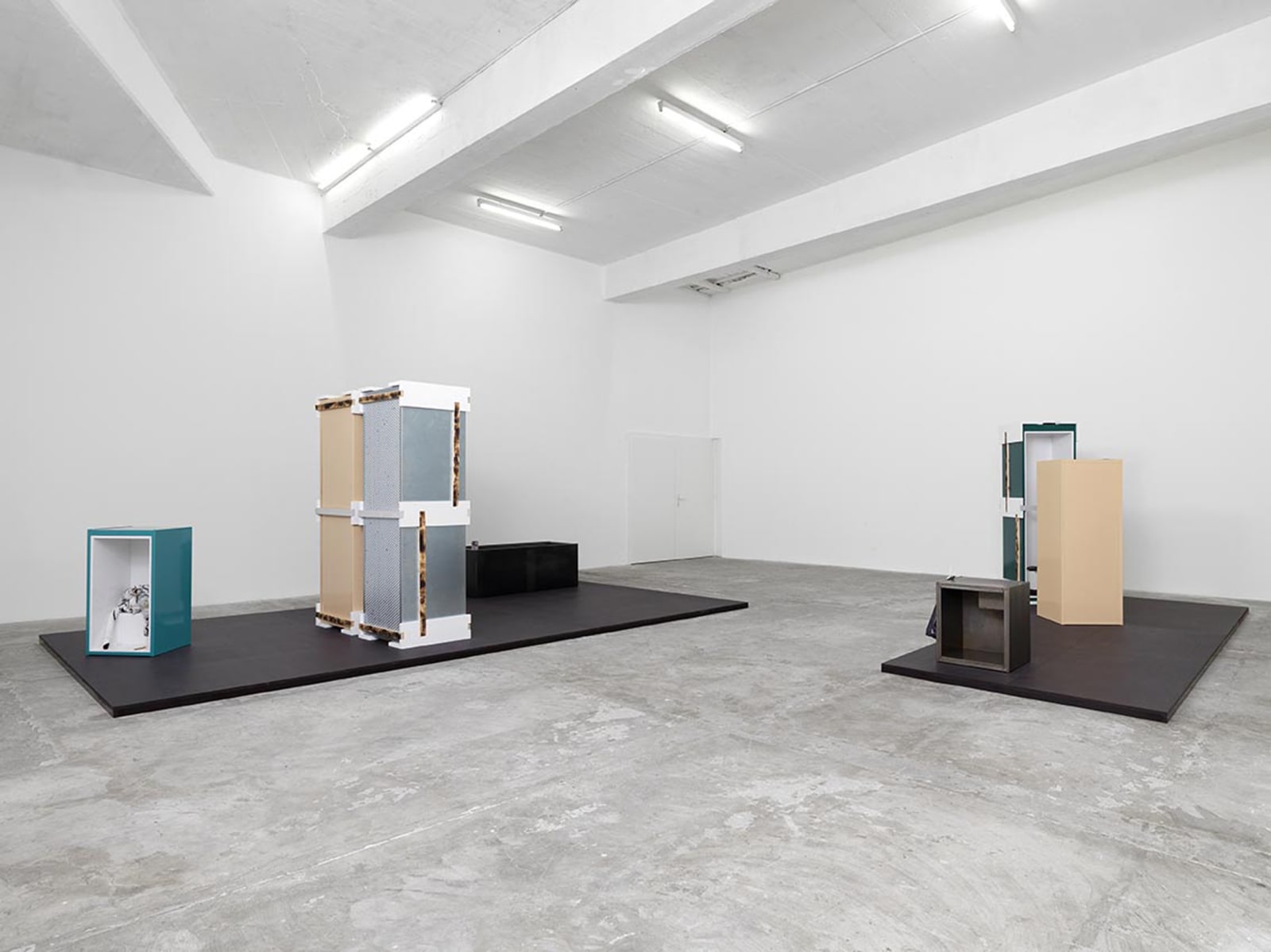 Installation view of Magali Reus: DINOSAURS.
