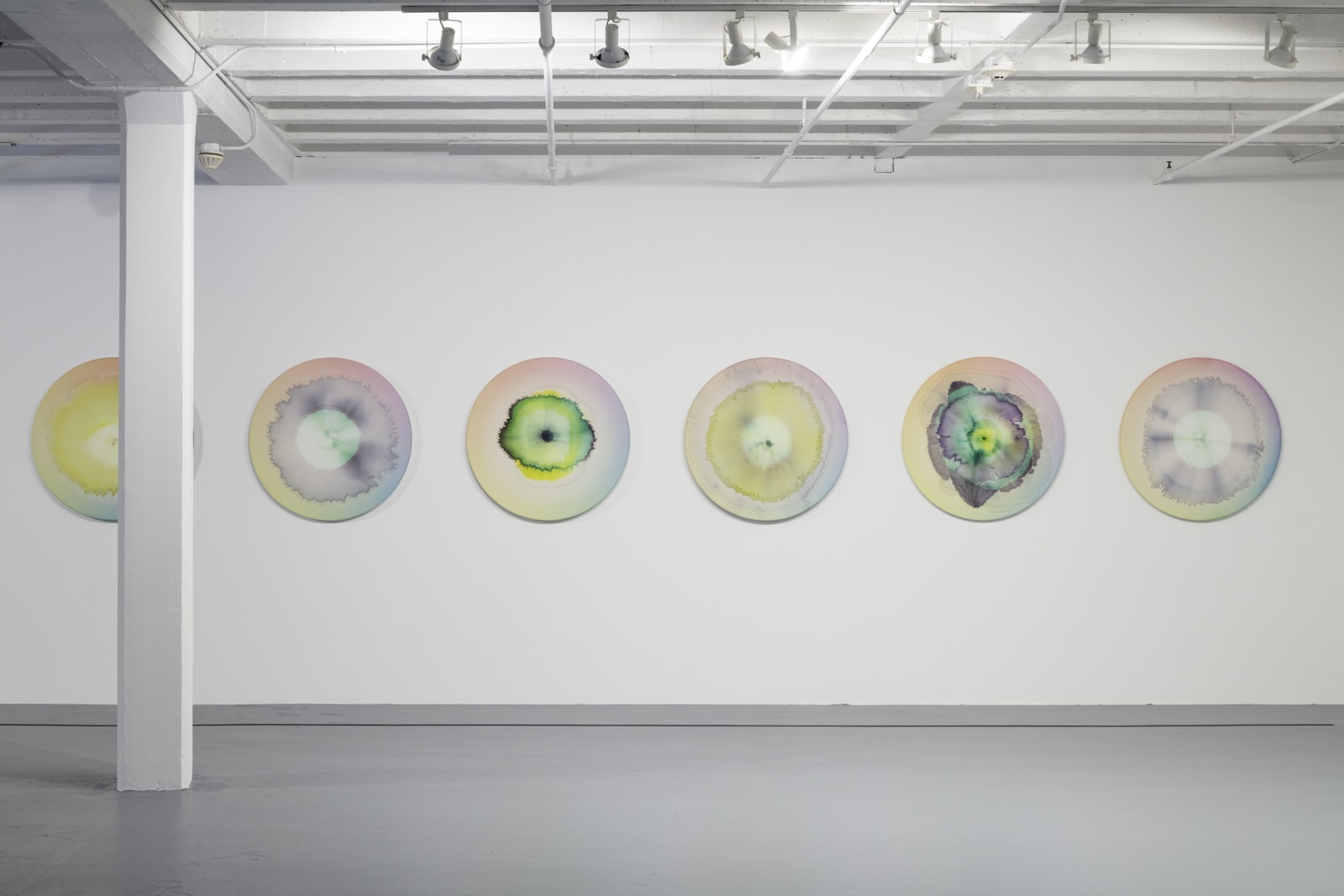 Installation view of Olafur Eliasson: OPEN at MOCA LA.