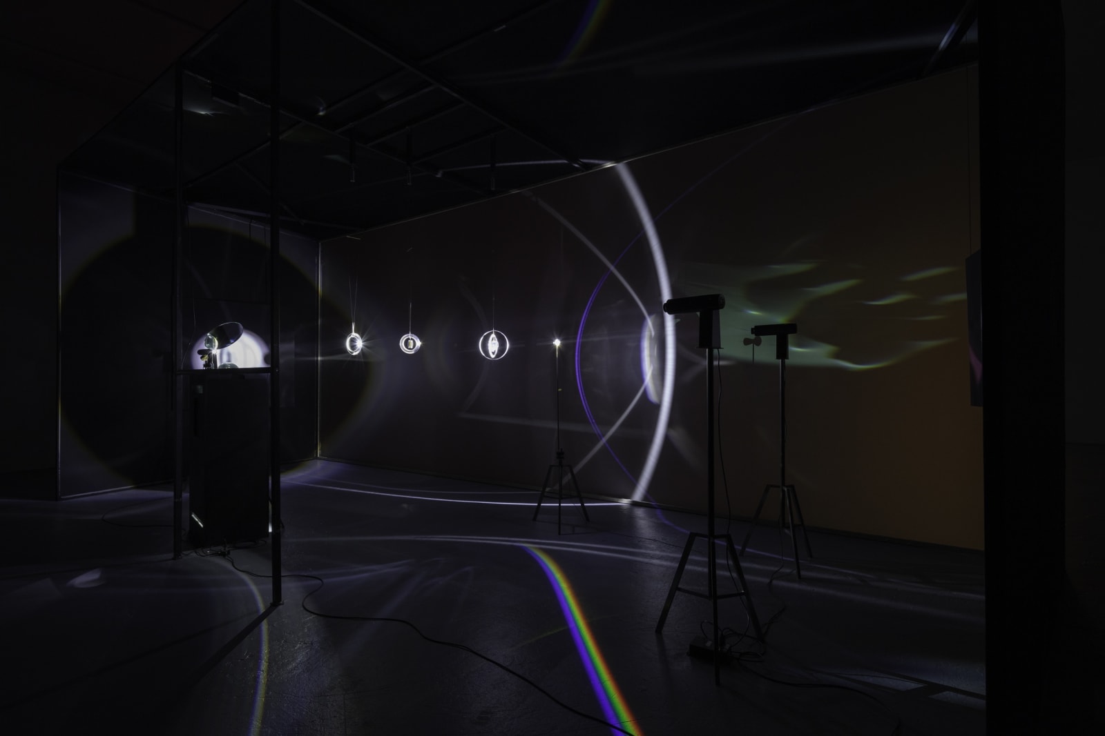 Installation view of Olafur Eliasson: OPEN at MOCA LA.