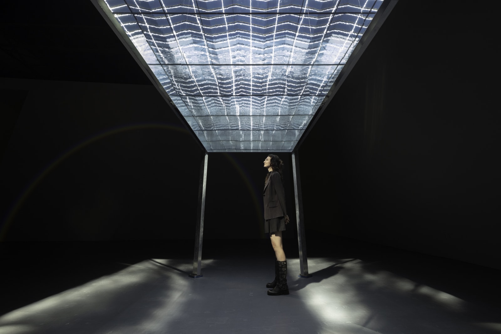 Installation view of Olafur Eliasson: OPEN at MOCA LA.