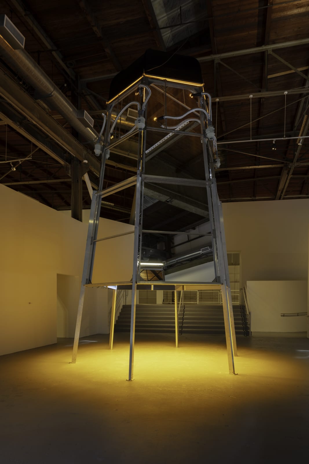 Installation view of Olafur Eliasson: OPEN at MOCA LA.